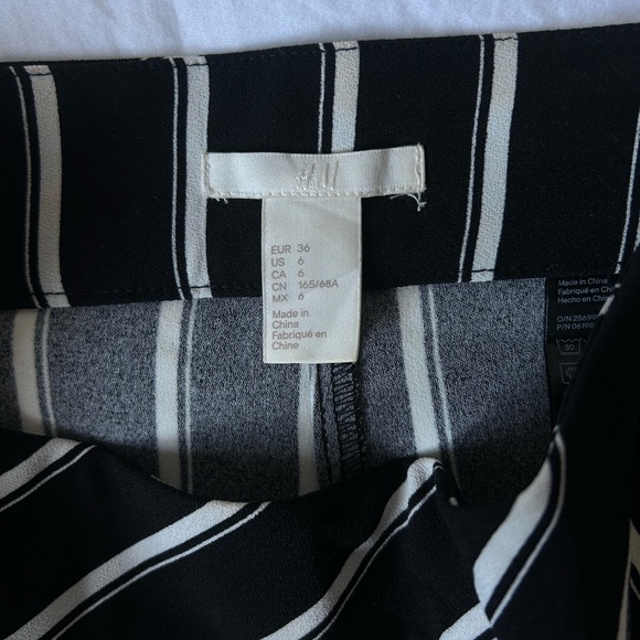 H&M striped navy flare pant - Picture 4 of 10